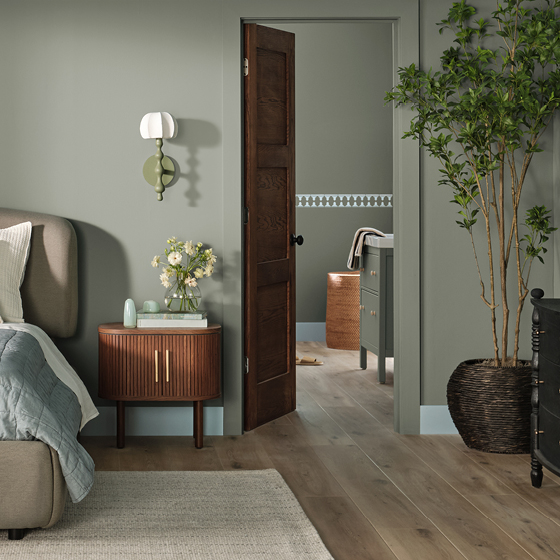 Room with Warm Eucalyptus